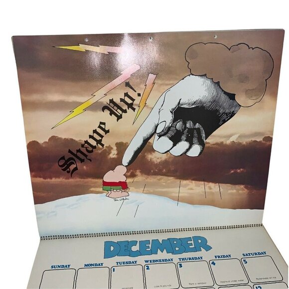 Vintage 1980-1981 Ziggy 16-months Poster Calendar 16 x 19 inch Posters - Picture 8 of 8